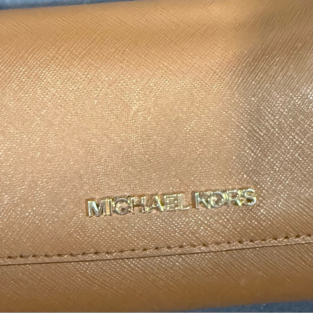 Michael Kors Tan Saffiano Leather Wallet